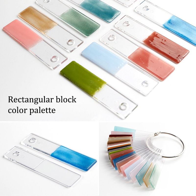 Nail Art Pinterest - Rectangle Fake Nail Art Display Swatch