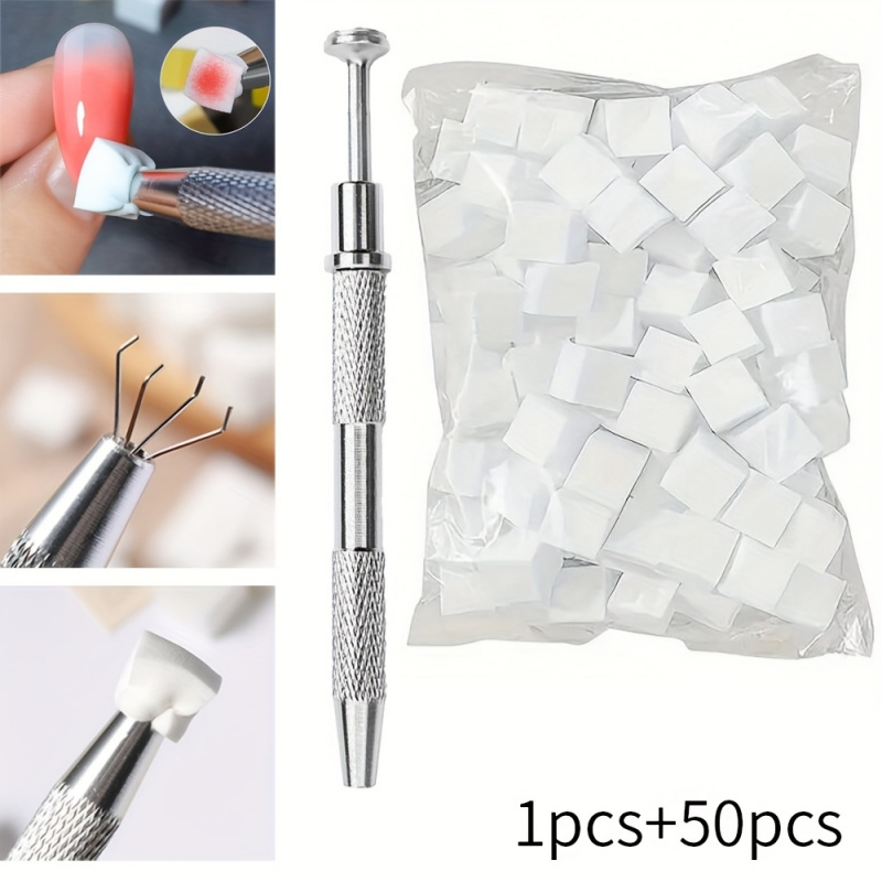 Nail Art Pinterest - 50 Mini Sponge Cubes with 1