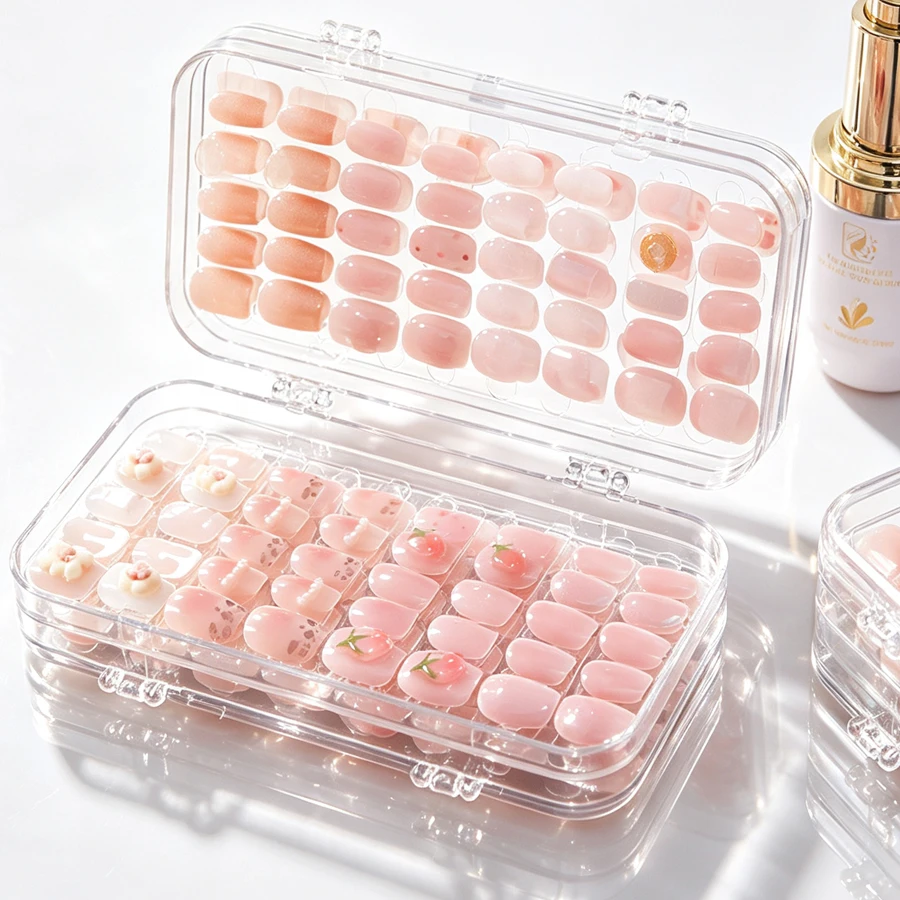 Nail Art Pinterest - Clear Foldable Press On Nail Storage