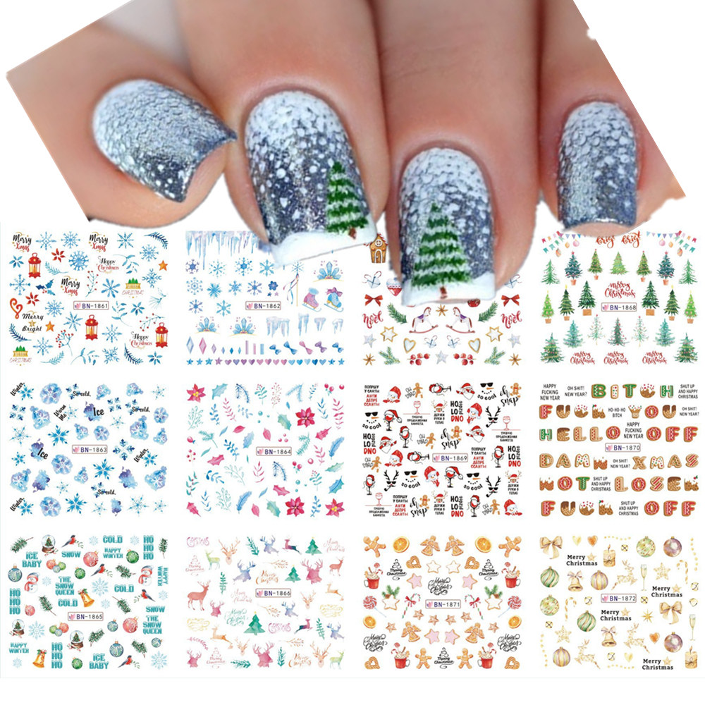 12patterns Christmas Nail Wate - Nail Art Xmas Tree review and price