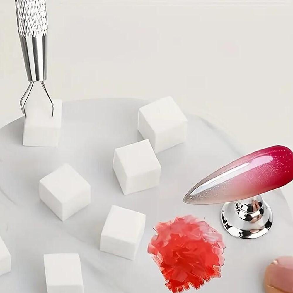 50/100Pcs White Mini Nail Spon - Nail Art Pinterest review and price