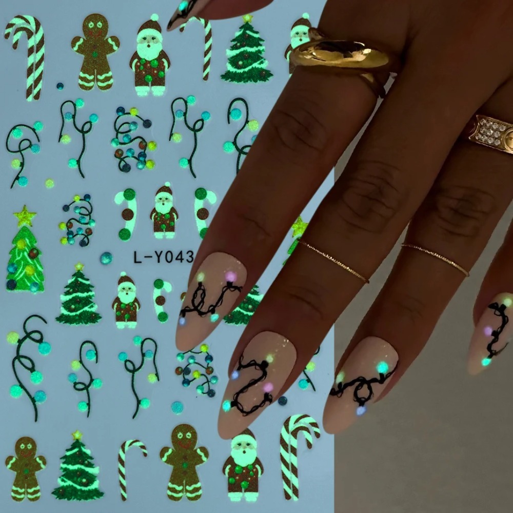 Luminous Lanterns Christmas Na - Nail Art For Men review and price
