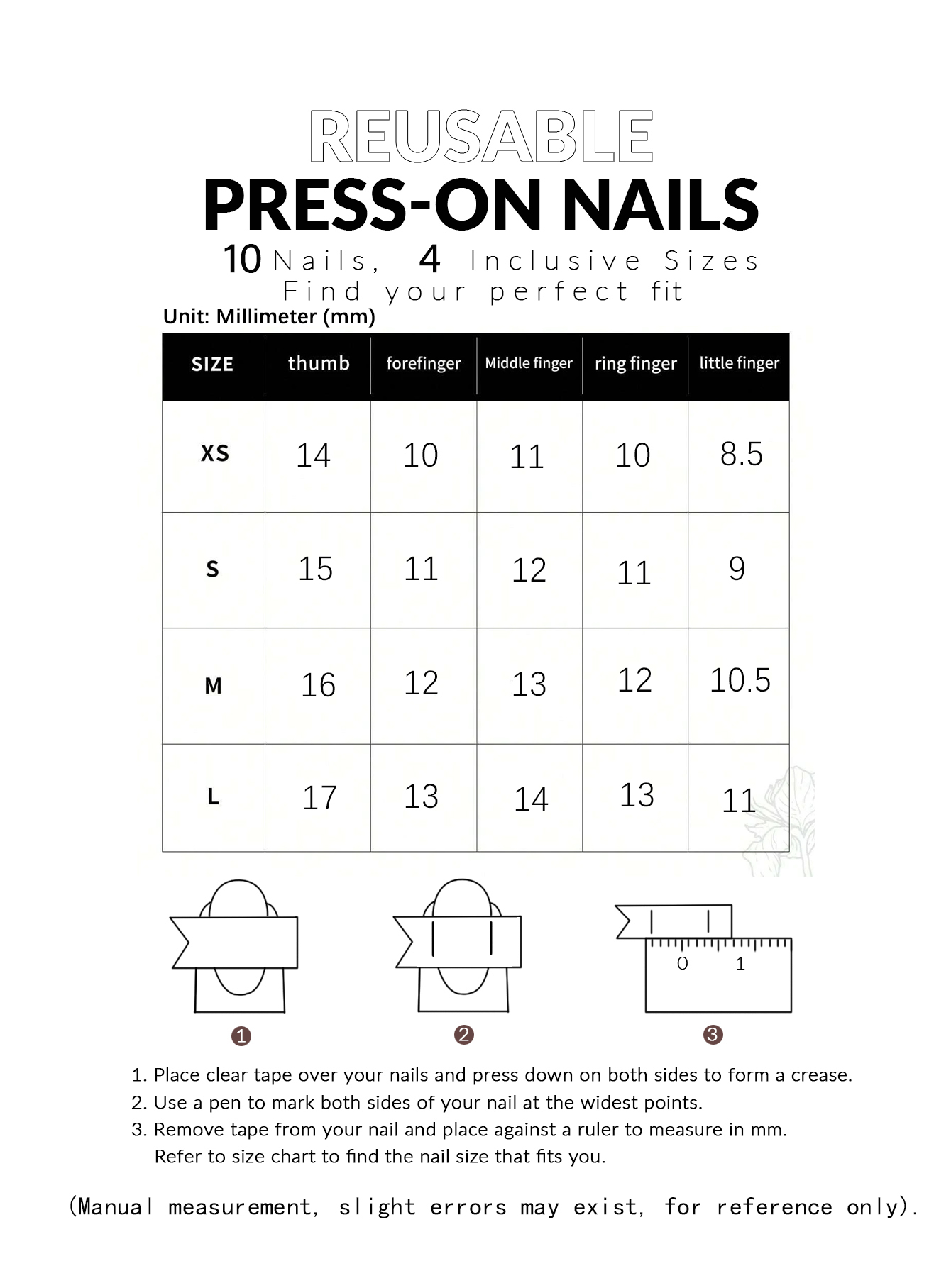 10-Piece Set of Pink and White - Press On Nail Set review and price