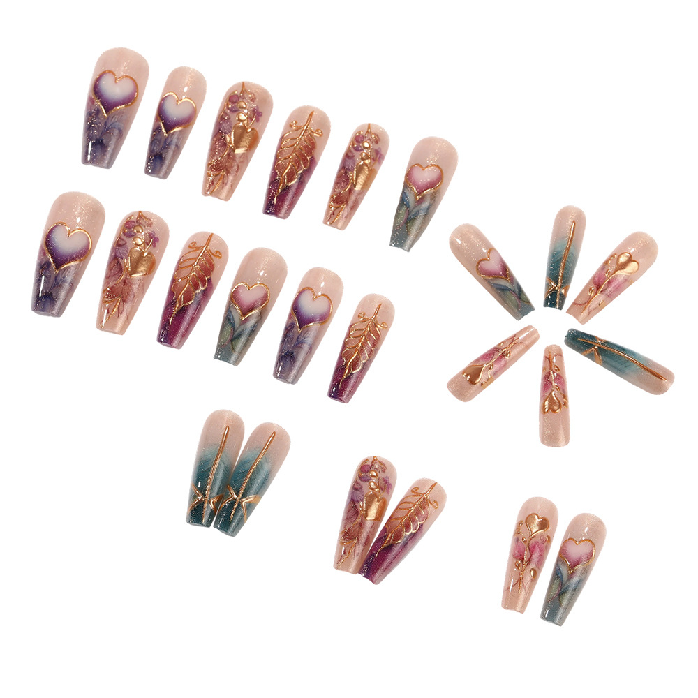 24pcs/set 3D fake nails for wo - Press On Nail Set review and price