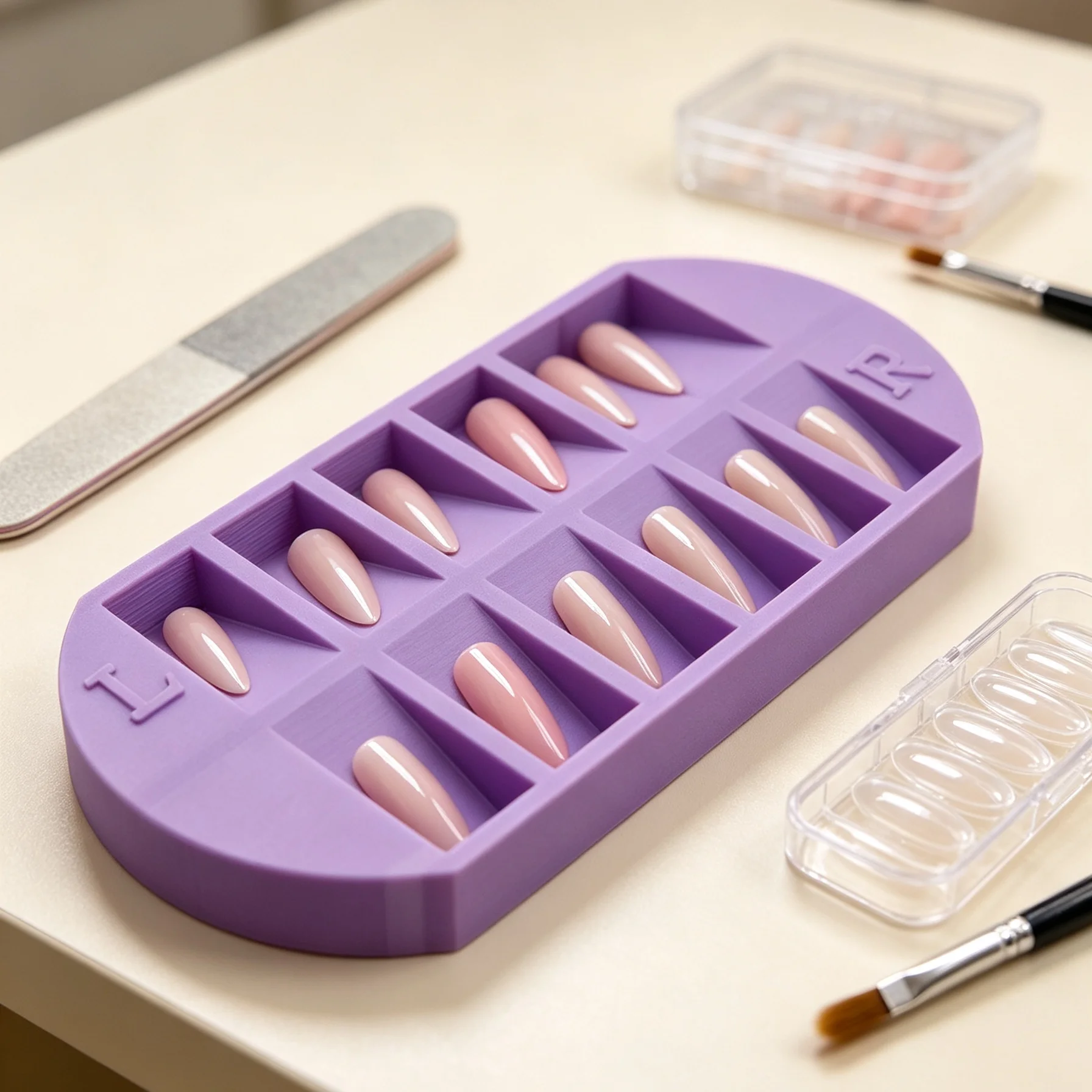 8-Grids Nail Tip Storage Tray  - Nail Art Simple review and price