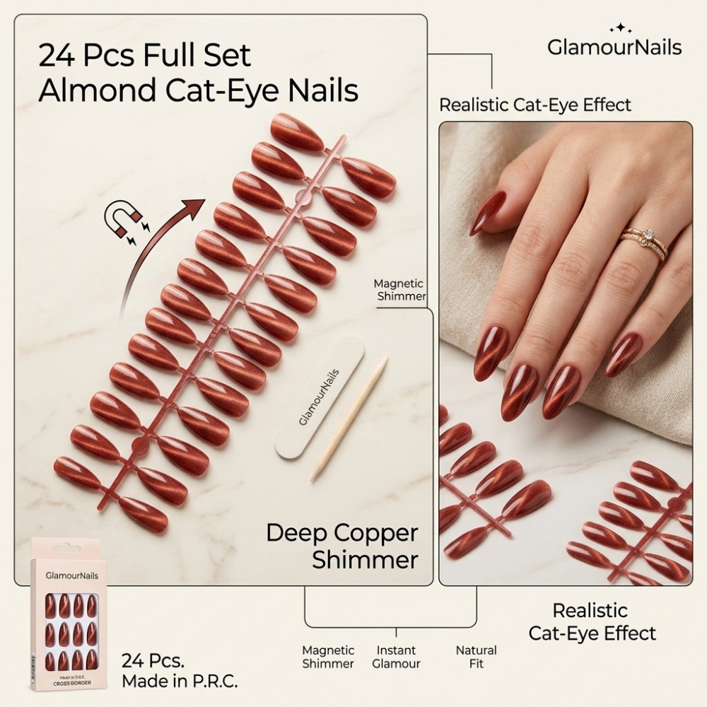 24PCS Forest Glimmer Collectio - Press On Nail Set review and price