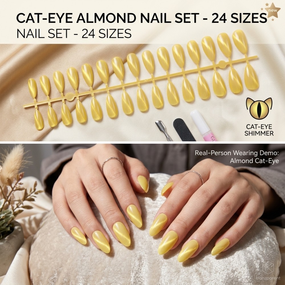 24PCS Forest Glimmer Collectio - Press On Nail Set review and price