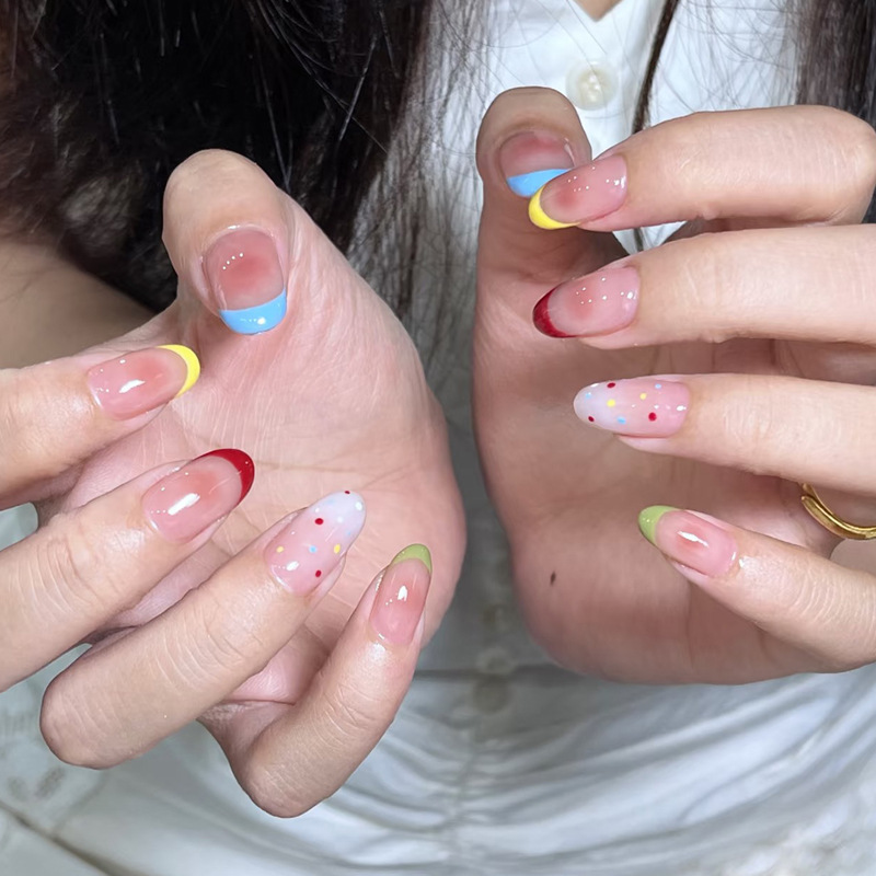 24Pcs Almond False Nails Sets  - Press On Nail Set review and price