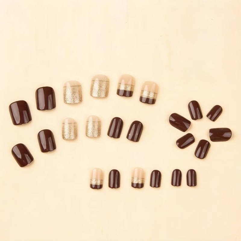 Short Square fake nails for wo - Nail Art Aesthetic review and price