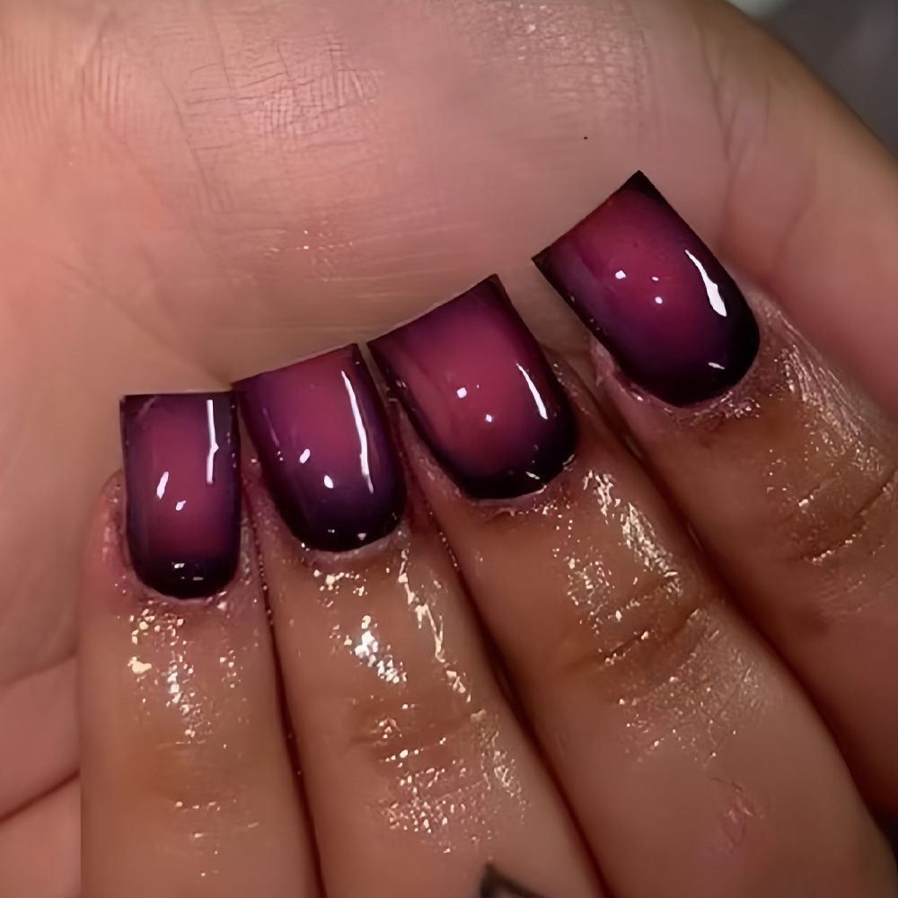 Short Square fake nails for wo - Press On Nail Set review and price