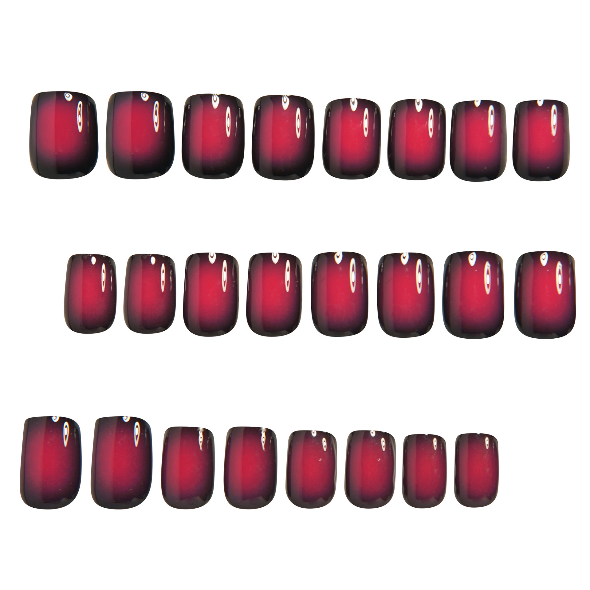 Short Square fake nails for wo - Press On Nail Set review and price