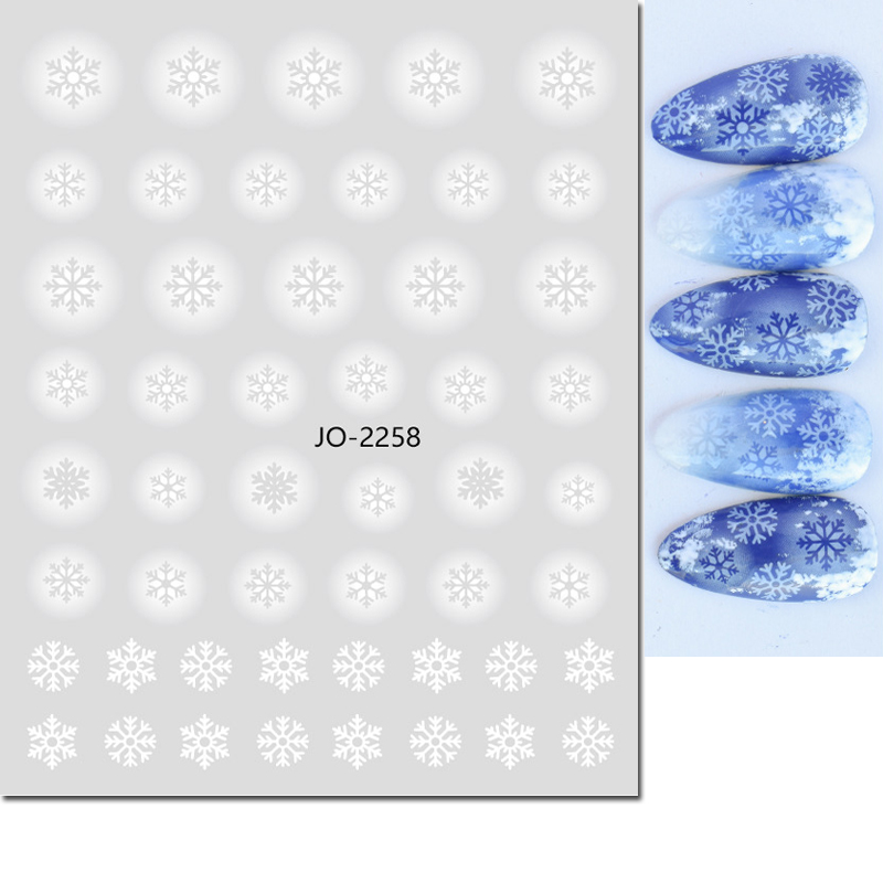 Nail Art 3d Decals White Hollo - Nail Art Xmas Tree review and price