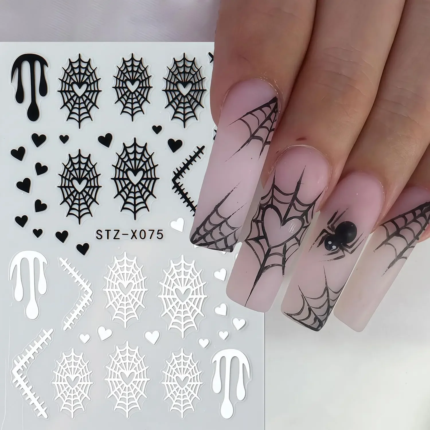 3D Self-Adhesive Halloween Nai - Nail Art For Men review and price