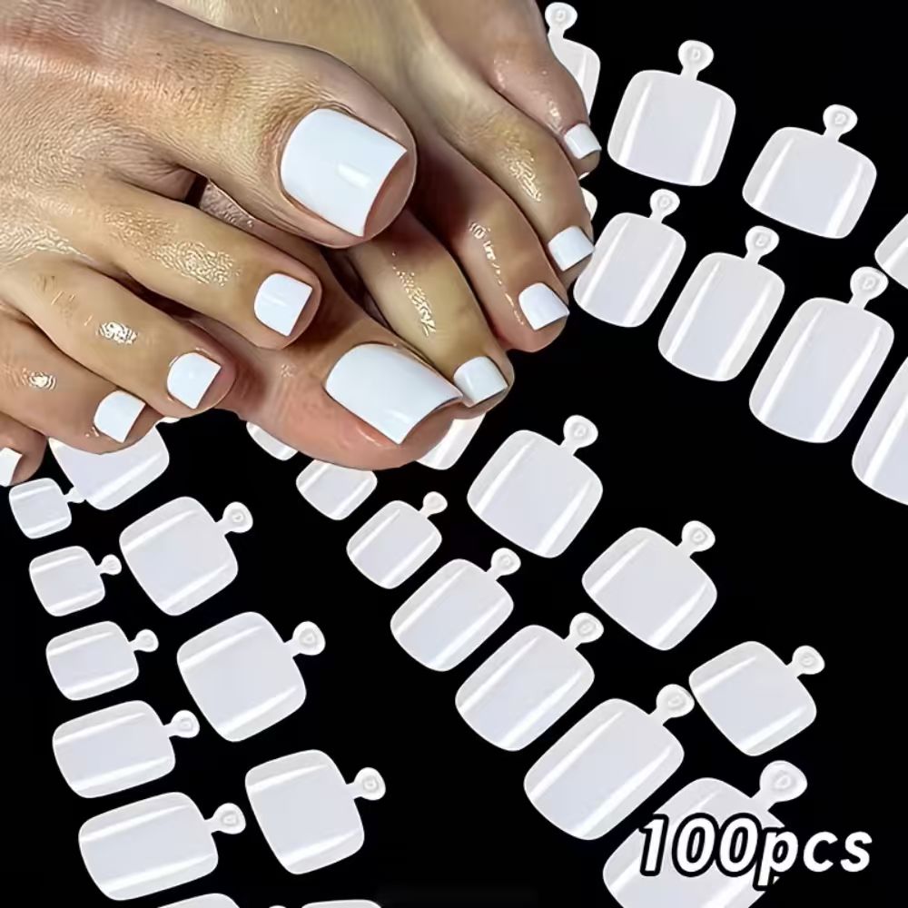 100pcs/Box French Tip Press-On - Press On Nail Set review and price