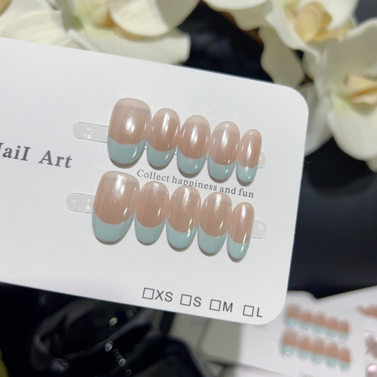 10Pcs French Almond Oval Short - Nail Art Simple review and price