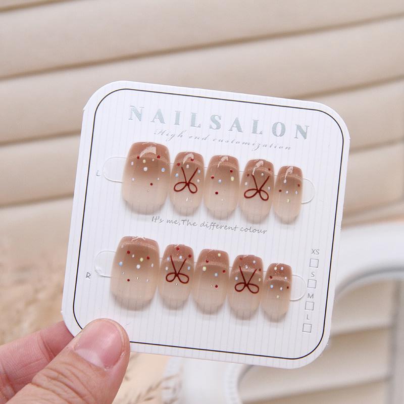 10pcs/set Blush Pink Gradient  - Nail Art Simple review and price
