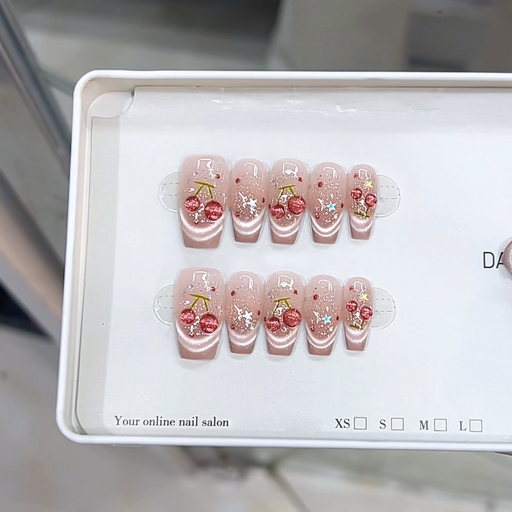 10pcs/set Blush Pink Gradient  - Nail Art Simple review and price