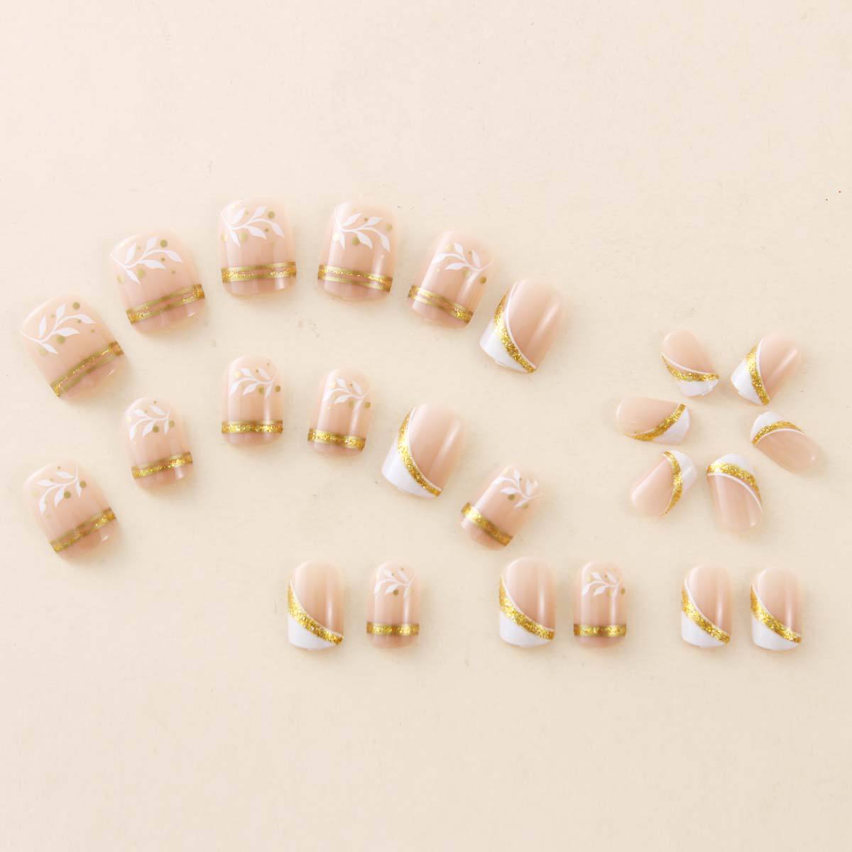 Short Medium fake nails for wo - Nail Art Aesthetic review and price