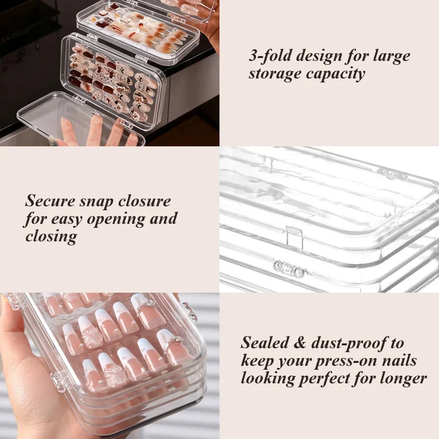 Clear Foldable Press On Nail S - Nail Art Pinterest review and price