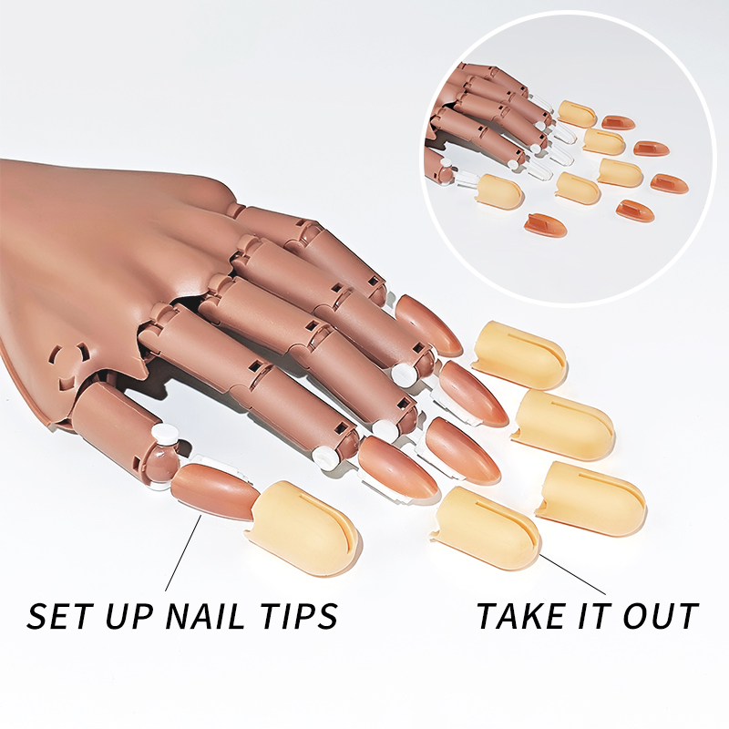 Nail Fake Practice Hand Movabl - Nail Art Pinterest review and price