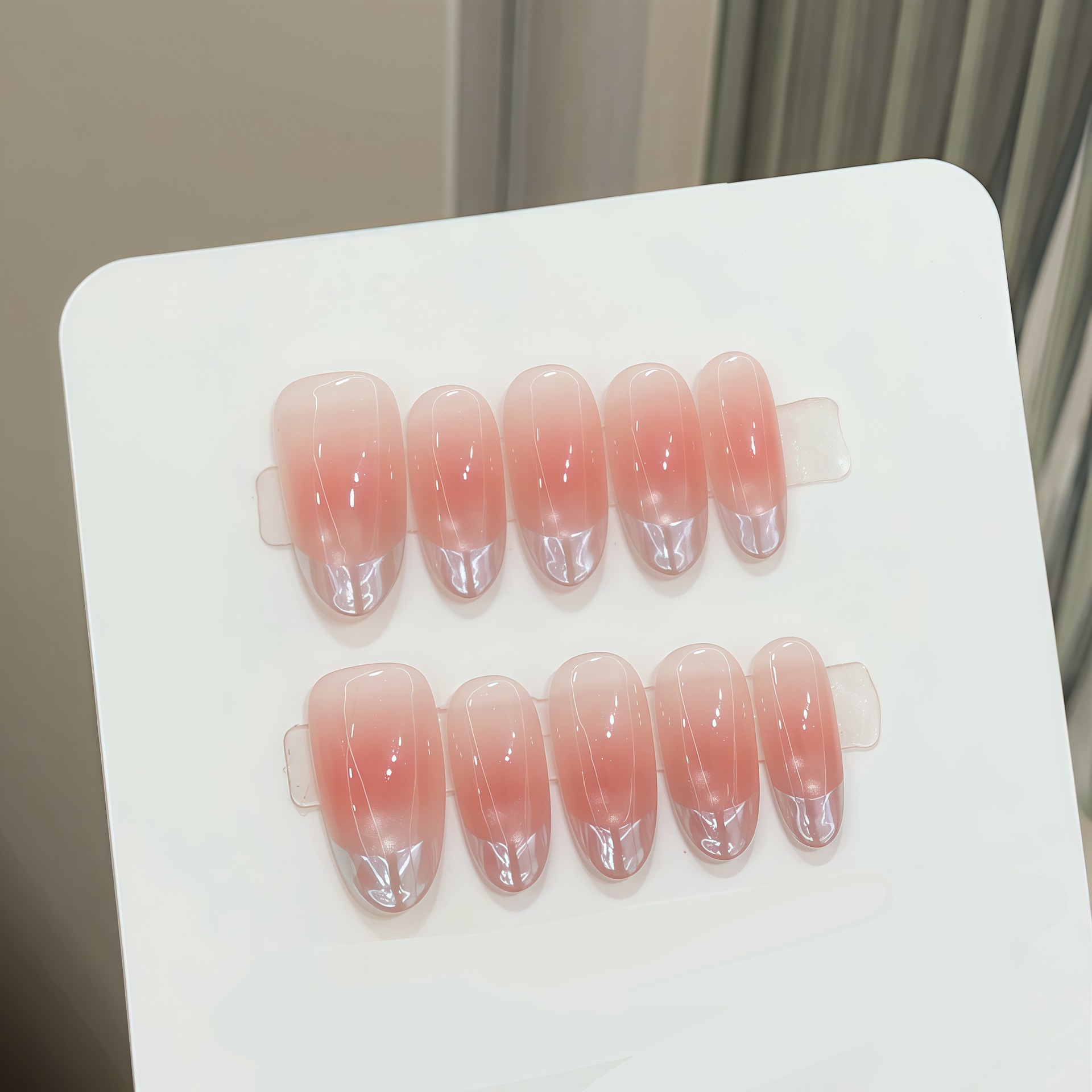 10pcs Pure Hand Pressed Oval N - Nail Art Simple review and price