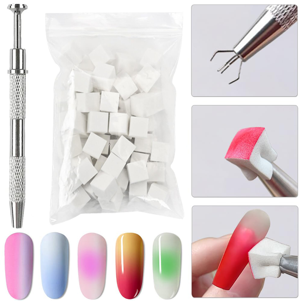 Nail Art Gradient Soft Sponge  - Nail Art Pinterest review and price