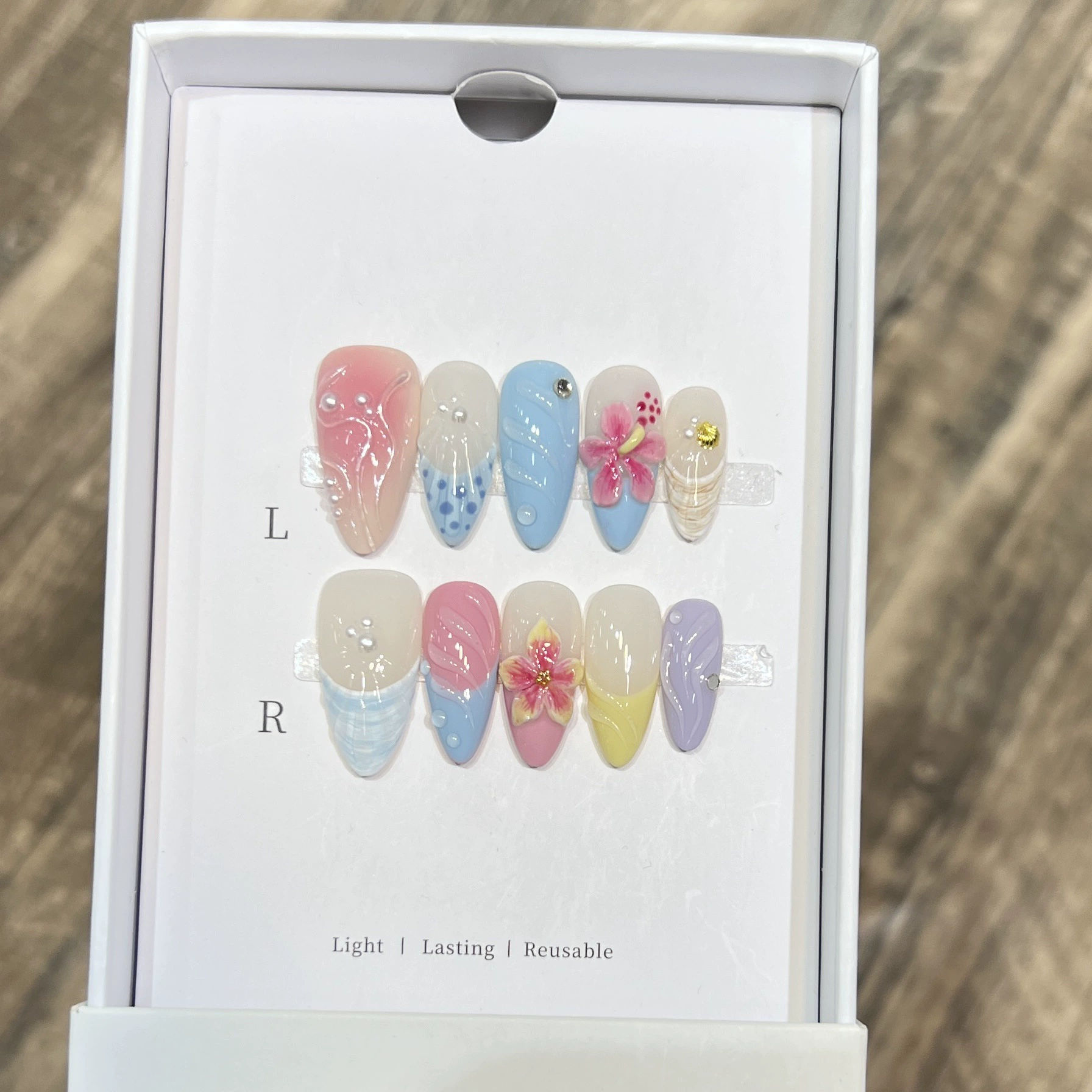 10Pcs Milky Nude Gentle Handma - Nail Art Aesthetic review and price